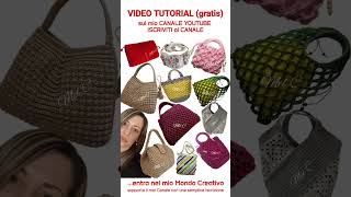 CREA con le tue mani la tua Borsa❤️ VIDEO TUTORIAL gratis ISCRIVITI al mio Canale [upl. by Enileoj103]