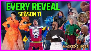 ALL Masked Singer Season 11 Reveals Compilation [upl. by Dragon4]