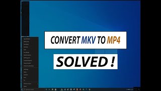 How to convert MKV to MP4 for free [upl. by Zzahc337]