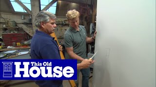 How to Mark for Electrical Boxes When Hanging Drywall  This Old House [upl. by Dygert]