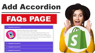 How To Create Professional FAQs Page Accordion in Shopify  Simple Steps  Recommended to Add [upl. by Airda338]