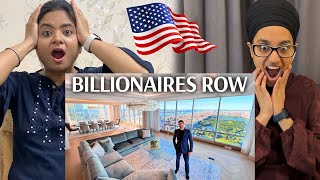 Indians Reacts to Living in a 45000000 NYC Penthouse Apartment on Billionaires Row [upl. by Nylehtak]