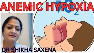 Anemic Hypoxia Types of Hypoxia Telegram httpstmedrshikhasaxenahumanphysiology [upl. by Ivana]