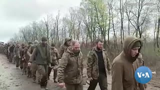 Ukraine Welcomes Home 130 POWs in ‘Great Easter Exchange’  VOANews [upl. by Ladnik]