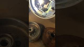 2015 Nissan Versa note rear drums amp brakes shoes [upl. by Danyluk675]