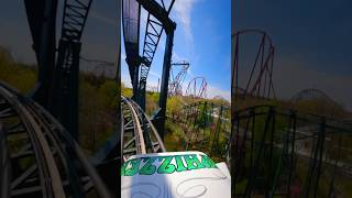 Spiral lift vibes 🎢 whizzer pov rollercoaster shorts sixflagsgreatamerica illinois gopro [upl. by Sibbie]