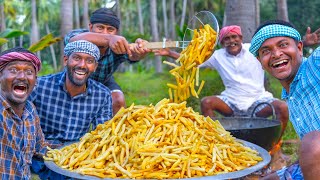 FRENCH FRIES  Crispy French Fried potatoes Recipe Cooking In Village  Finger Chips  Easy Snacks [upl. by Trish137]