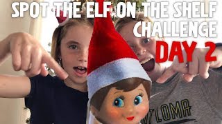 SPOT THE ELF ON THE SHELF CHALLENGE  DAY 02 [upl. by Monto]