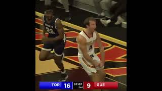 BIG DUNK for Guelphs Jack Tunstill  University Basketball  CBCSports [upl. by Vacla949]