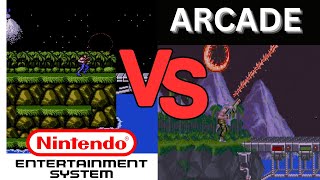 NES vs Arcade Same Name Different Game [upl. by Cott]