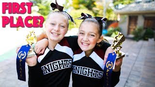 Our First Cheer Competition Did we get FIRST PLACE [upl. by Bonacci940]