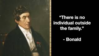 Why family comes first Dr Allan Carlson on Bonald [upl. by Assenev]