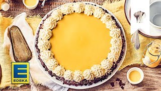 Eierlikörtorte Rezept  Ostertorte mit cremigem Eierlikör und HaselnussSchokoBoden  EDEKA [upl. by Ahsinoj]