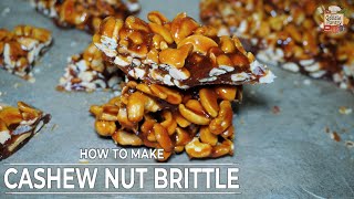 Crazy Delicious Cashew Brittle Recipe [upl. by Madi396]