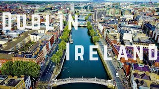 Dublin Ireland 4k Footage Drone [upl. by Accisej]