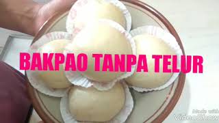 Cara membuat bakpao tanpa telur yang simple dan anti gagal [upl. by Ayad]