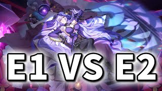 「Black Swan」E1 vs E2  Honkai Star Rail [upl. by Gnel]