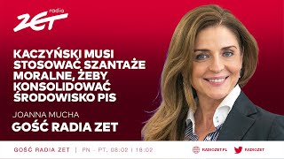 Joanna Mucha Kaczyński musi stosować szantaże moralne żeby konsolidować środowisko PiS [upl. by Marlow434]