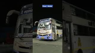 MSRTC Tata Bs6 Non AC sleeper on Pune  Akola Route [upl. by Einnod406]