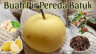 Pir Kukus  Meredakan Batuk Secara Alami  Steamed Pear for Cough Relief [upl. by Sharia]