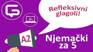 Njemački za 5 Refleksivni glagoli u njemačkom jeziku epizoda 22 [upl. by Auqinaj666]