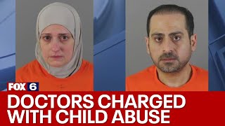 Brookfield doctors charged with child abuse  FOX6 News Milwaukee [upl. by Nomis]