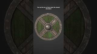 Medieval Shield 3d model Check the comments shorts 3dmodel 3dmodeling [upl. by Ellette]