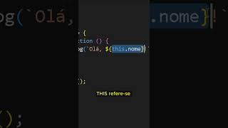 THIS em JavaScript em 40 Segundos [upl. by Elexa]