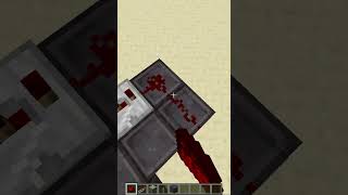 2x2 piston door 2x2的活塞門 minecraft build shorts [upl. by Rabma]