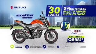 Paga tu primer cuota 𝗛𝗔𝗦𝗧𝗔 𝗘𝗡 𝗘𝗡𝗘𝗥𝗢 con Suzuki Gixxer DF155 [upl. by Sid266]