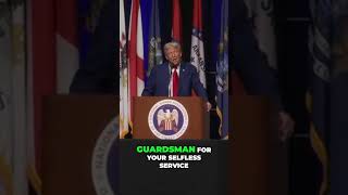 Honoring Our National Guard Heroes and Their Families shorts election2024 trump kamalaharris [upl. by Yrruc]