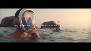 EasyBreath Full Face Snorkeling Mask Trailer [upl. by Wilterdink88]