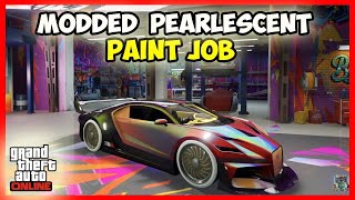 EASY MODDED PEARLESCENTCHAMELEON PAINTJOB ON ANY CAR  GTA 5 ONLINE 159 [upl. by Acassej]