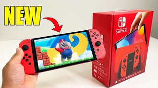 NEW Nintendo Switch OLED Mario Red Edition  2023 Holidays Gift [upl. by Proctor506]