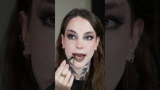 brown gray lip combo🤎 makeup lipcombo lipstick makeuptutorial beauty makeupartist makeuptips [upl. by Landis]