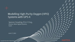 Modelling HighPurity Oxygen HPO Systems with GPSX [upl. by Lipski]