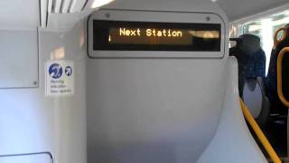 CityRail Oscar LED IDI Board Next Station Wondabyne message [upl. by Aleehs]