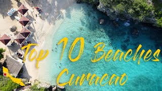 Curacao TOP 10 Beaches on the Island  Travel Guide [upl. by Mich]