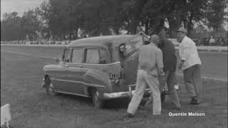 Driver Bill Vukovich Dies from a Crash at Indianapolis Speedways 500 Mile Classic May 31 1955 [upl. by Sheya531]