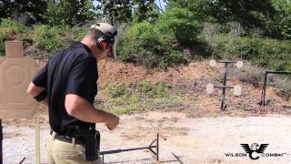 Ernest Langdon Shoots the X Drill with Wilson Combat [upl. by Enelyaj]