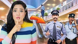 Spending OVERNIGHT Inside a Mall in India 😰 We got Caught [upl. by Lister]