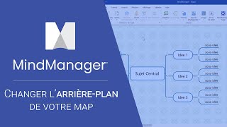 Ajouter ou changer l’arrièreplan de votre map sur MindManager [upl. by Einahets]