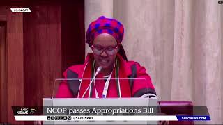 NCOP passes Appropriations Bill [upl. by Otreblaug472]