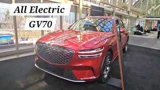 2025 Genesis GV70 Electrified All Electric GV70 EV offering 483 horsepower [upl. by Eiggem998]