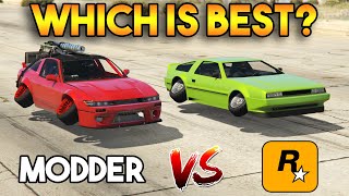 GTA 5 DELUXO VS MODDER FLYING CARROCKSTAR GAMES VS MODDER [upl. by Airtemad]