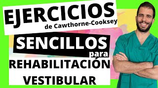 ➡️ 3 Ejercicios de REHABILITACIÓN VESTIBULAR fáciles y sencillos ✅ para hacer en casa [upl. by Ylrahc]