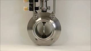 SPX APV butterfly valve SVS [upl. by Lienhard]