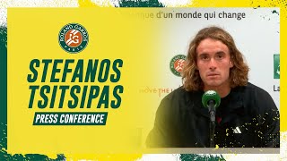 Stefanos Tsitsipas  Press Conference after Round 1 I RolandGarros 2023 [upl. by Yuhas]