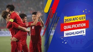 Hủy diệt U23 Thái Lan U23 Việt Nam hiên ngang tiến vào VCK U23 châu Á 2020  VFF Channel [upl. by Ahteres735]