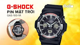 GAS1001A – Đập hộp và chỉnh đồng hồ GShock pin mặt trời [upl. by Nodababus]